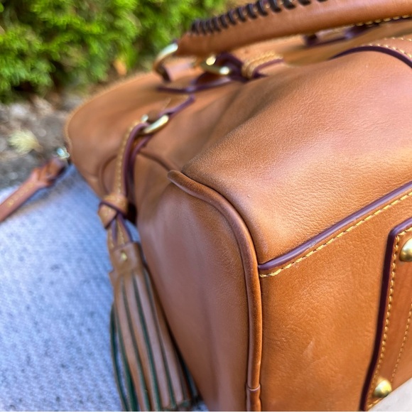 Dooney & Bourke Florentine Domed Buckle Satchel in Natural - Picture 8 of 12